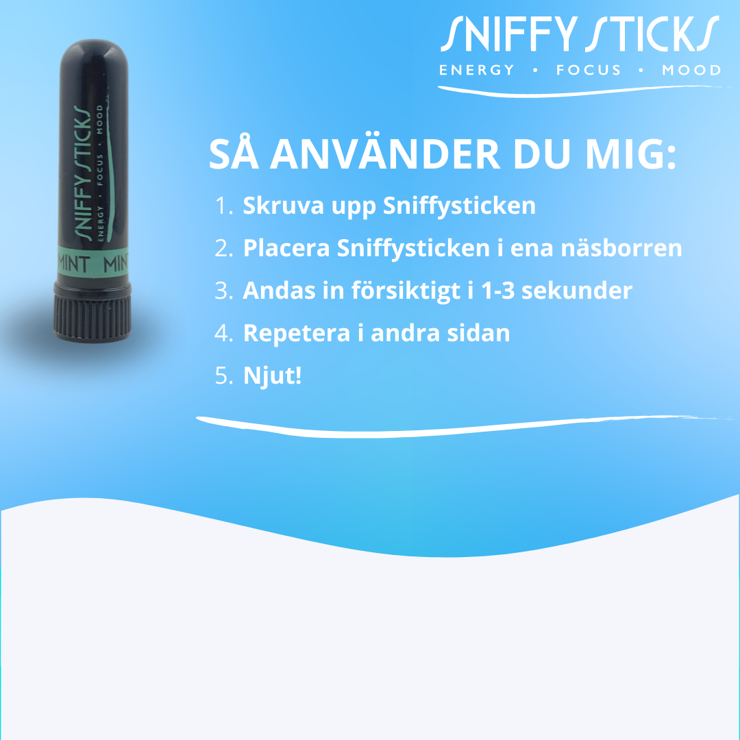 Sniffy Sticks™ Näsinhalator 3-pack